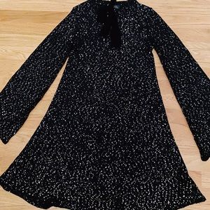 Black sparkly tahari dress